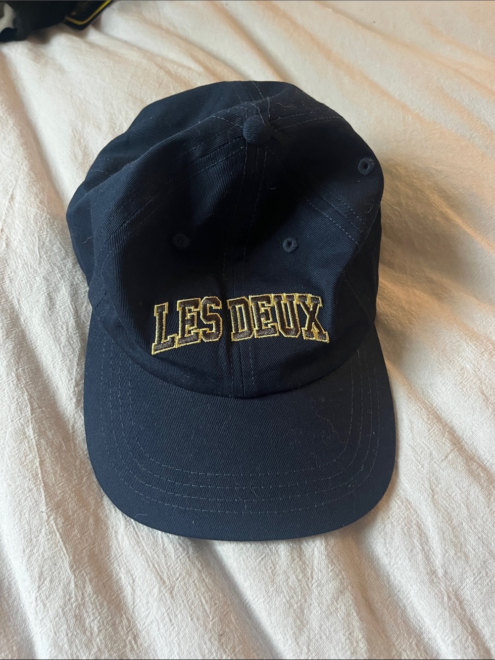 Navy Embroidered Baseball Cap